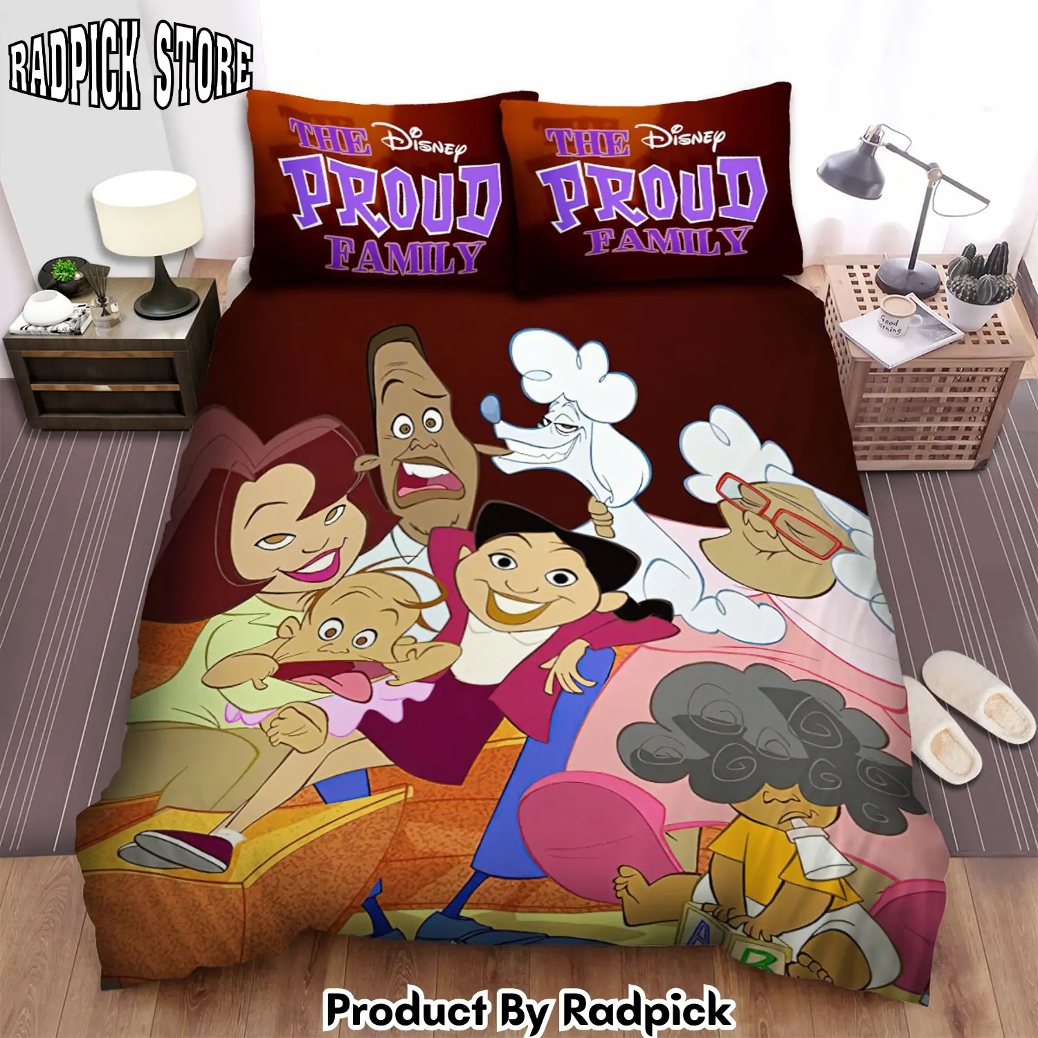 Radpick the proud family portrait duvet cover bedroom sets comfortable bedding sets rp327997